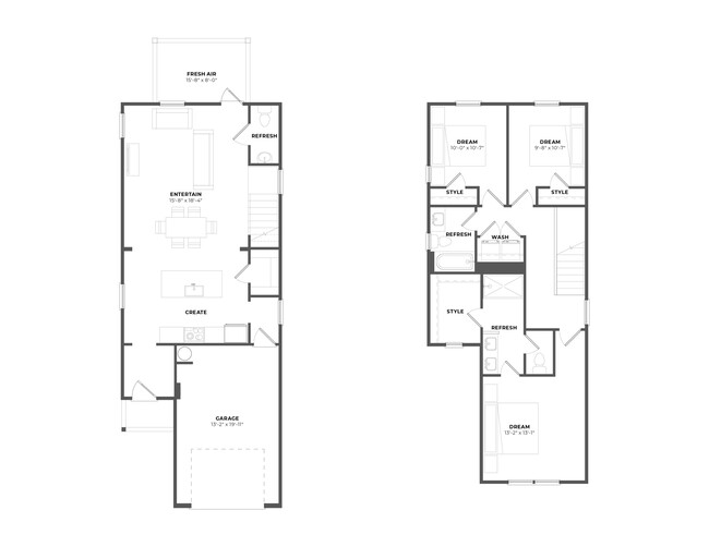 Plano de planta de Maggie C1E - The Maggie Towns