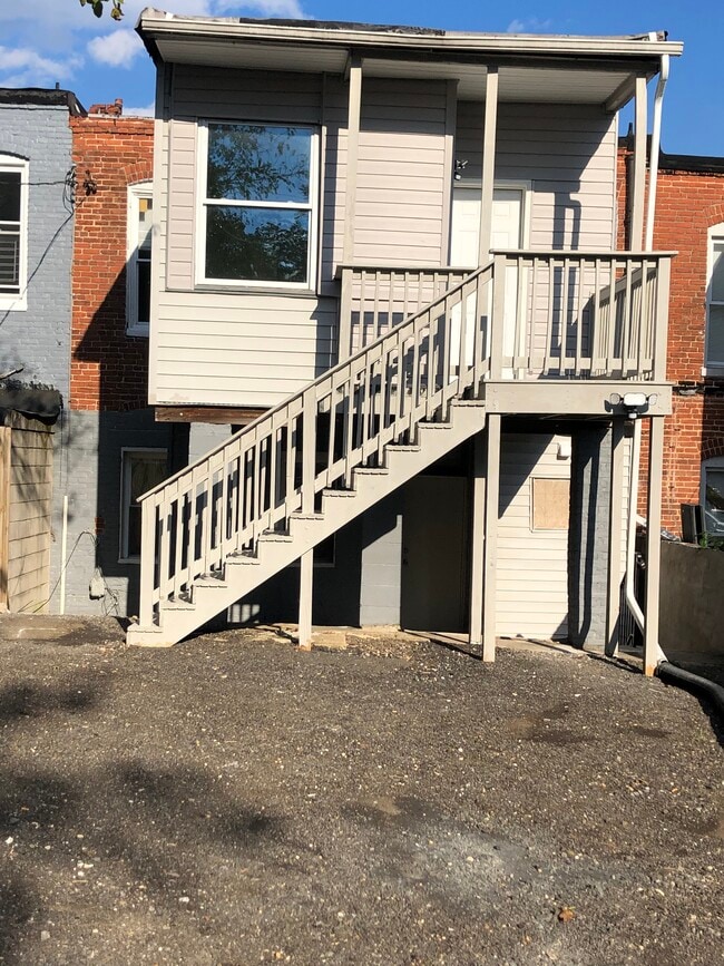 back yard entrances - 3434 Park Heights Ave
