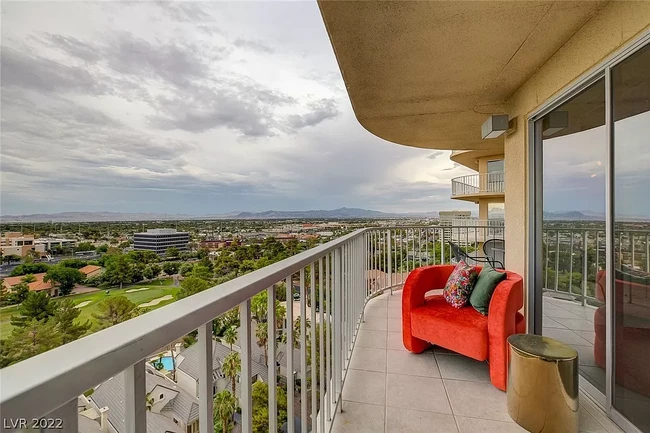 Balcony looking towards Henderson - 3111 Bel Air Dr