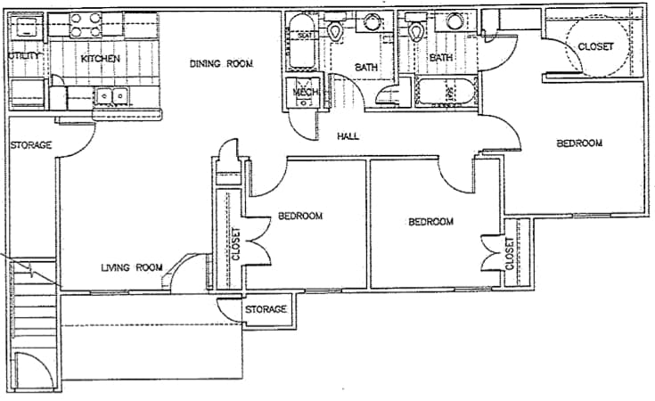3BR/2BA - Sterling Park Apartments