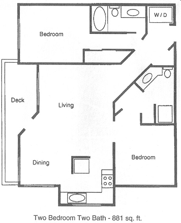 Plano de planta - Capitol Steps Apartments