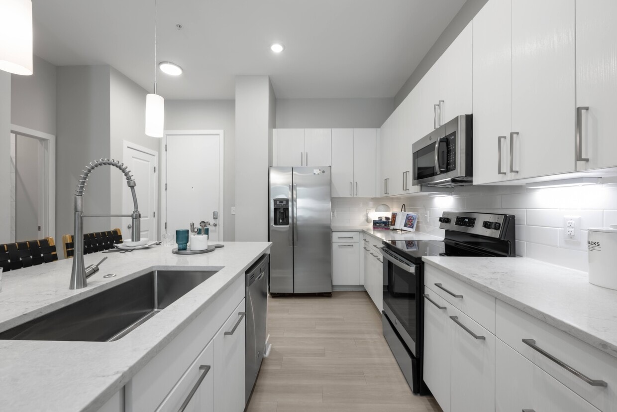 Stainless Steel Appliances - NoDa Flats