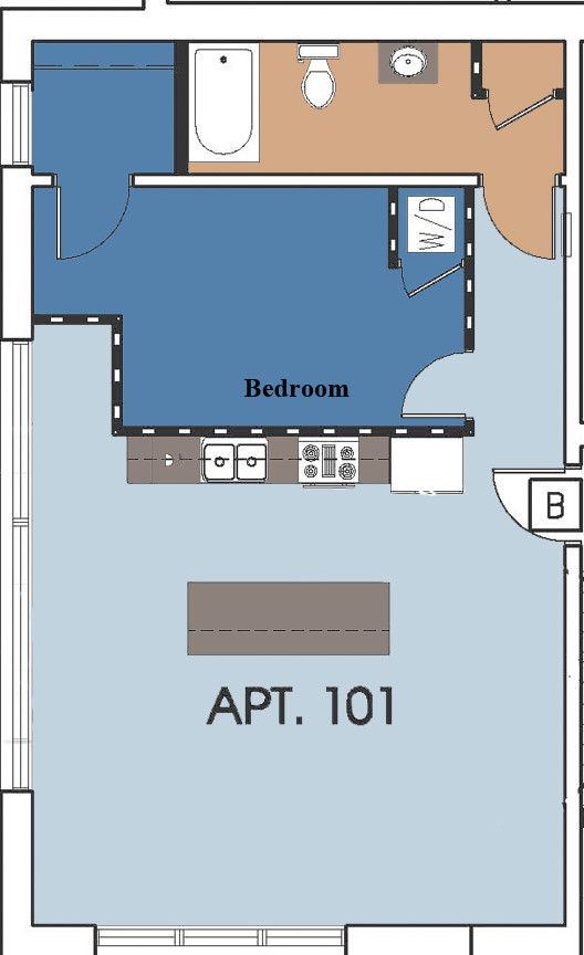 Plano de planta - Ballentine Lofts