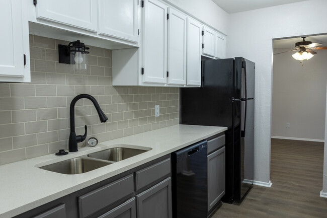 1BR/1.5BA KITCHEN - College Hill Flats