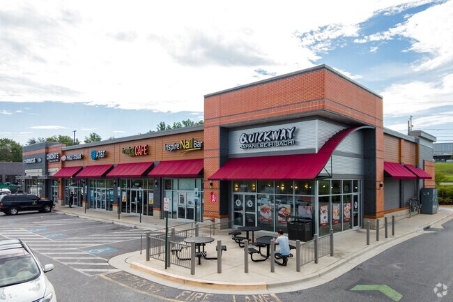 Capitol Plaza shopping center features retail and restaurants.
