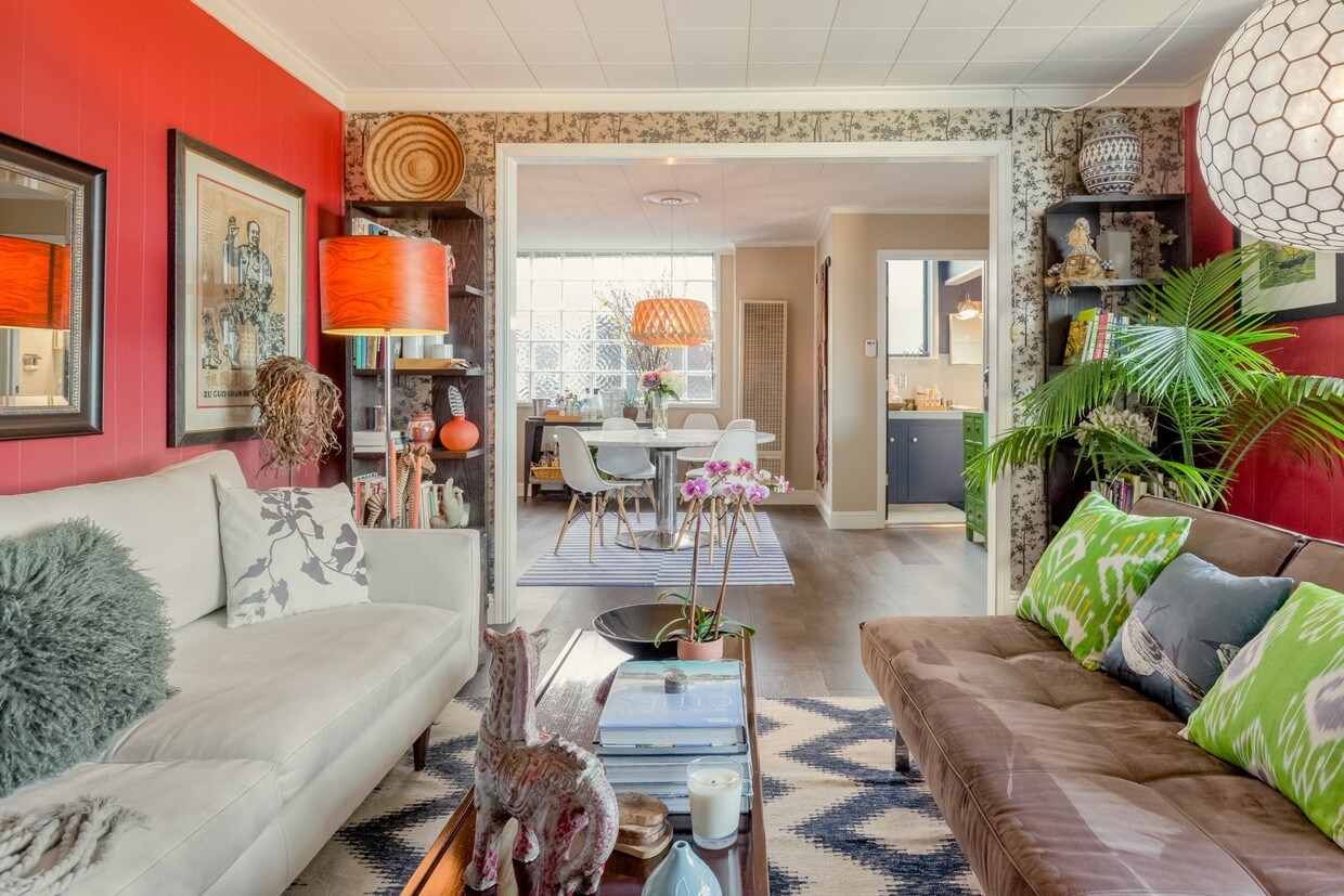 The entire space features dark hardwood floor - 36 Aladdin Ter