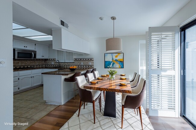 Dining Area Virtually Staged - 2309 Marshallfield Ln