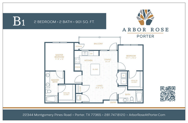 Floorplan - Arbor Rose Porter