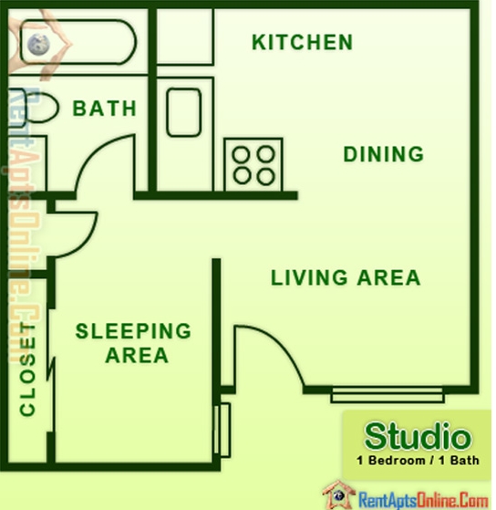 Plan A - Lincoln Village West Apartments