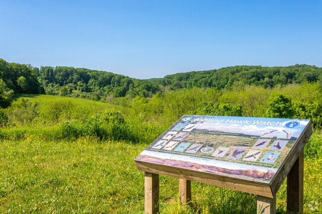 Ashland Nature Center in Hockessin offers wooded trails and stunning views.
