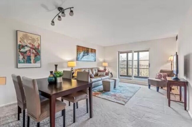 Living Room with balcony - 3300 Louisiana Ave S