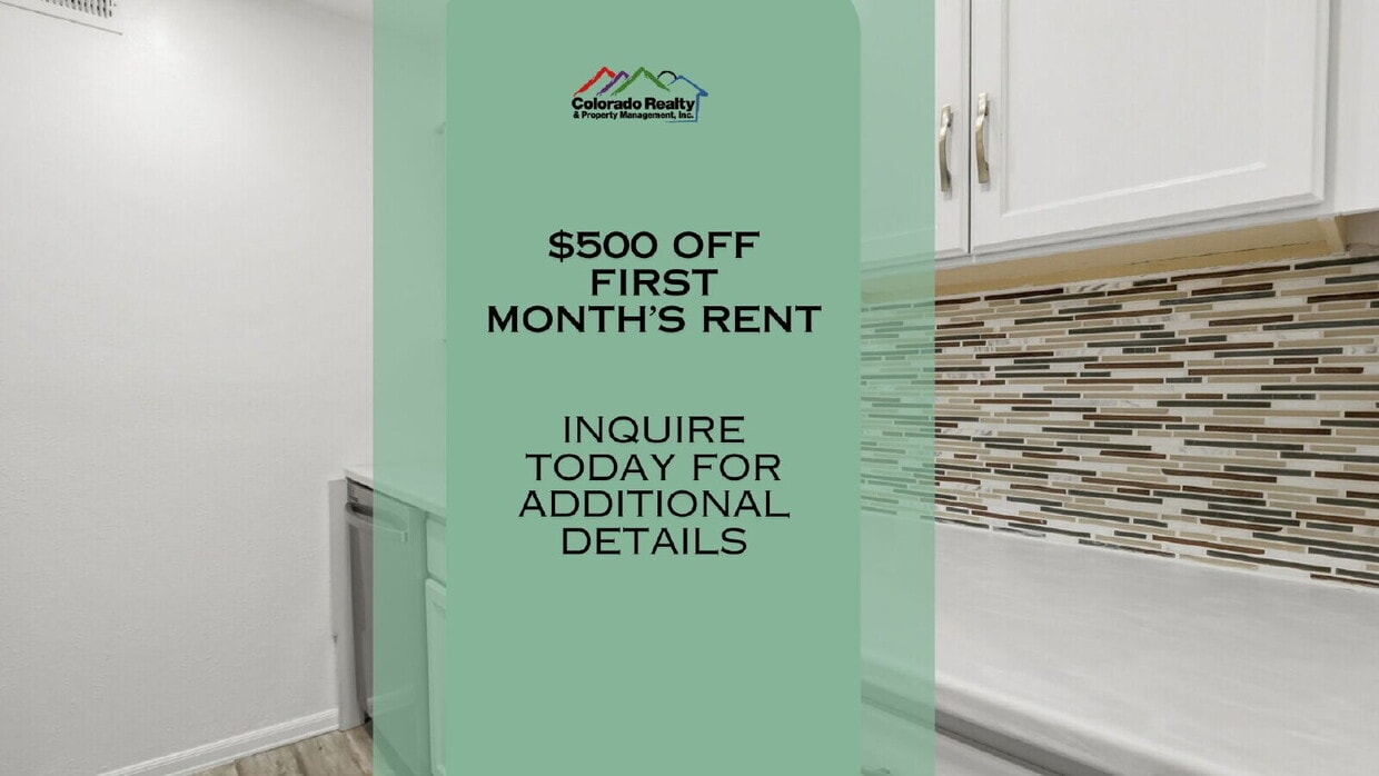 $1,295.95- 1 Bed, 1 Bath Condo in Denver with In Unit Washer/Dryer and Central AC! - $1,495.95 - 1 Bed, 1 Bath Condo in Denver with In Unit Washer/Dryer and Central AC!