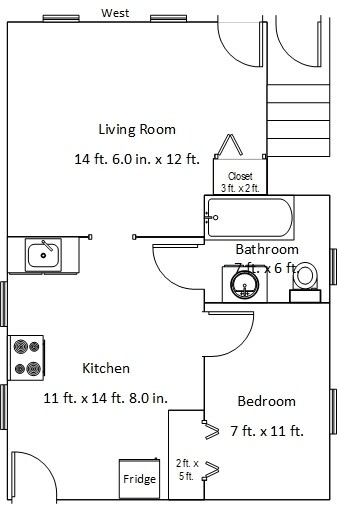 Photo - Wicker Park 1bed/1bath in AMAZING LOCATION! Internet & Laundry Included! Apartment