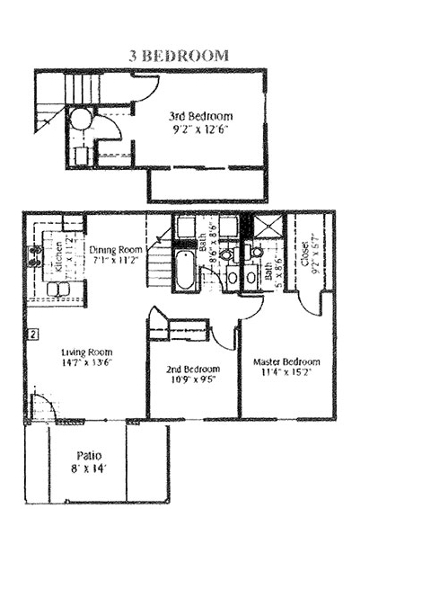 3HAB/2BA - Mayor Estates