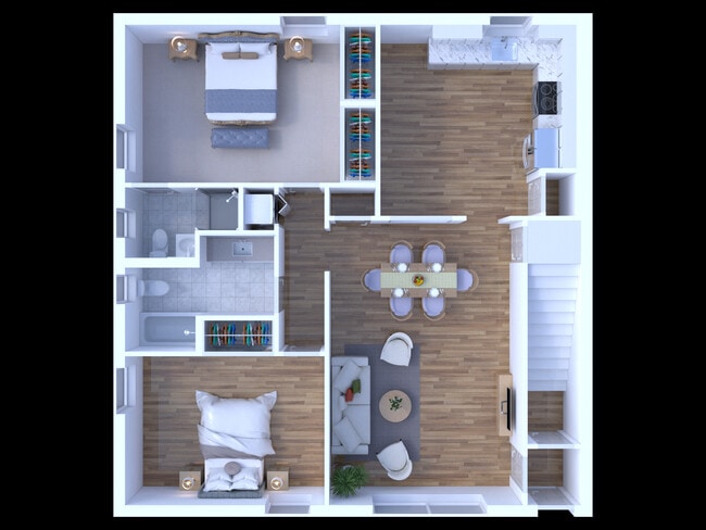 2 Bed 2 Bath - Partridge Run Apartments