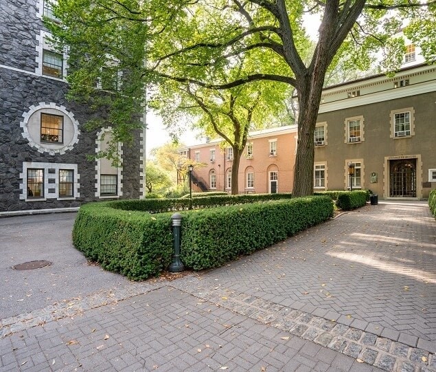 The Cunniffe House is one of the oldest buildings on campus, built around 1836