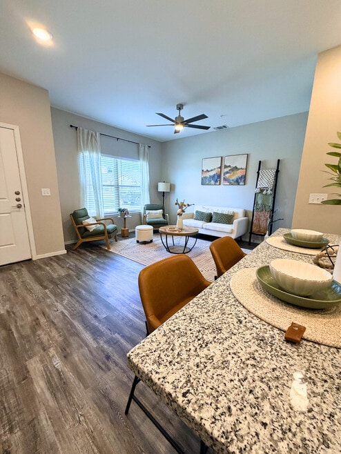 1b|1b - Living Room - Monterey Villas