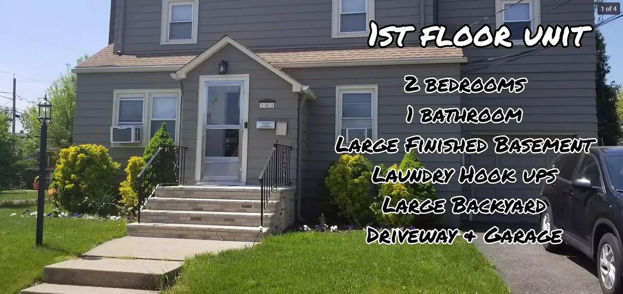 263 Speer Ave Unit First Floor Rental, Clifton, NJ 07013 Apartments