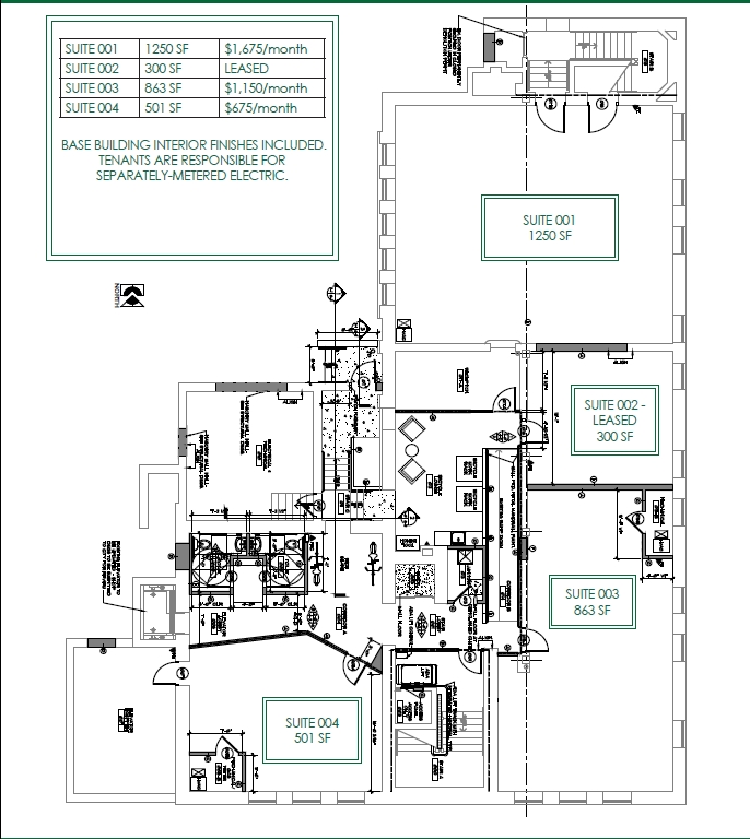 Plano de planta - The Lofts at West Side Community House