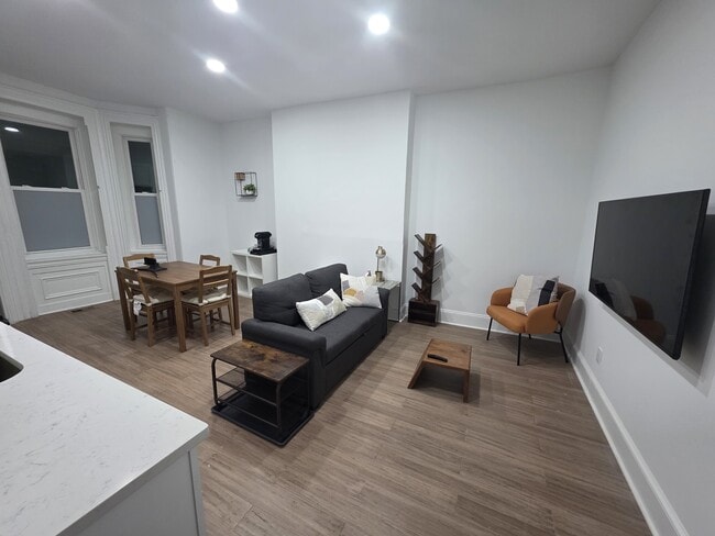 kitchen, dining room, and living space - 313 N 37th St