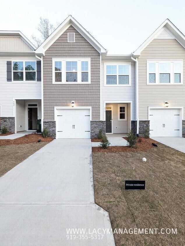 438 Hazy Hls Ln, Garner, NC 27529 Townhome Rentals in Garner NC