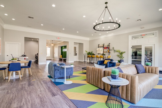 Clubhouse Lobby - Alight Fayetteville Apartments