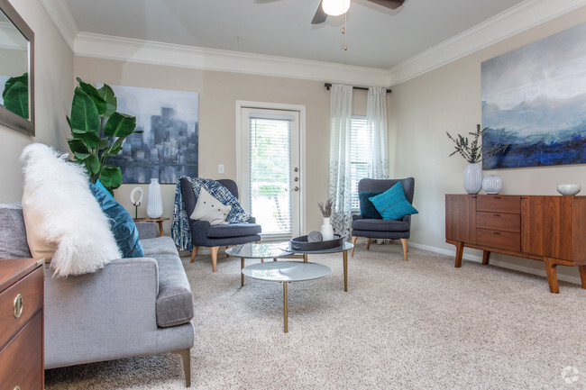 2 Br, Living Room - Terraces at Fall Creek