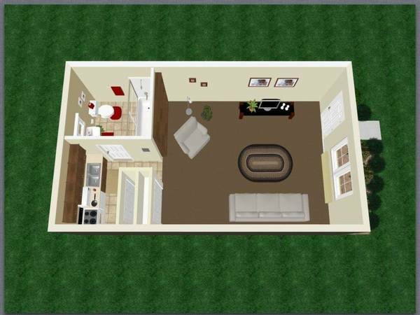 STUDIO FLOORPLAN - Maple Ridge Apartments