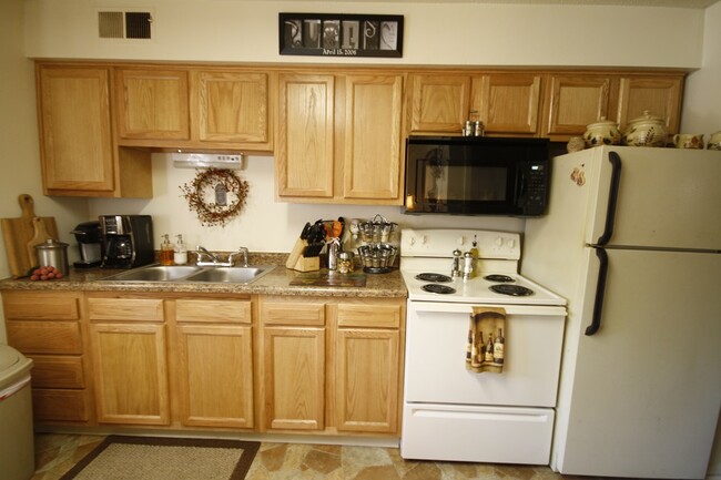 Sample kitchen - East Olive Apartments