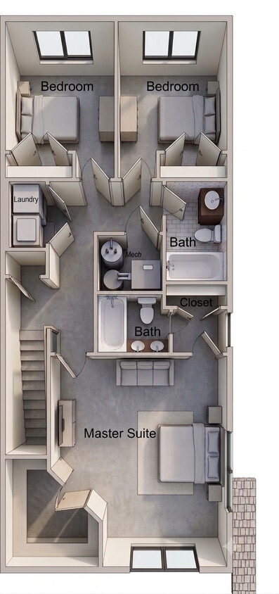 Floorplan - Cassiopeia Townhomes