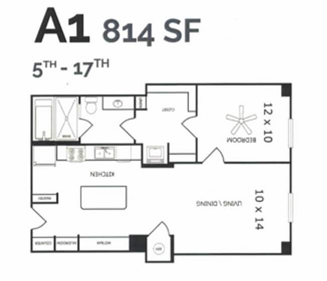 Interior Photo - 1900 Pacific Residences