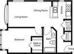 1 Bedroom Court- 659