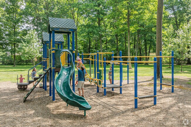 Kids love playing on the playground at Hughes Park.