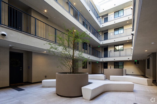 Courtyard - 5550 Bonner Ave. The Cielo APartments