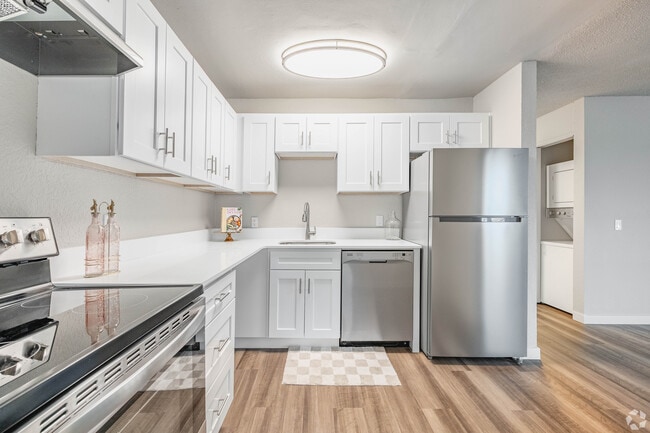 1 Bed 1 Bath - Kitchen - Peak 88 Apartments