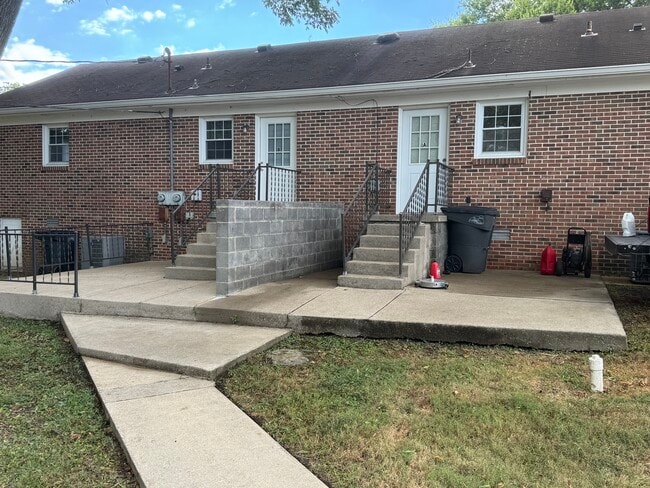 Each unit has a private patio - 307 Pleasant Dr