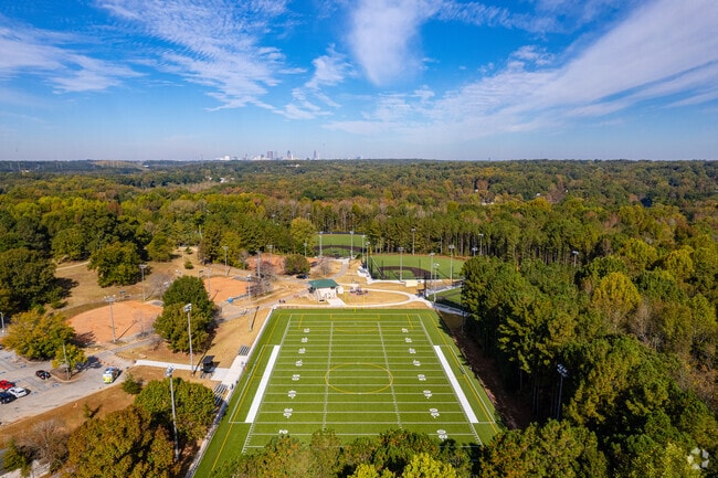 Gresham Park's neighborhood has baseball and softball fields.
