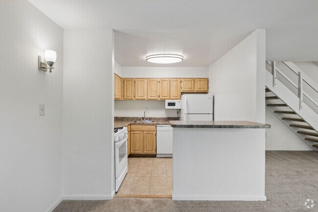 2 habitaciones, 1 baño - 970 pies cuadrados - Cocina - Round Hill Apartments of Chevy Chase
