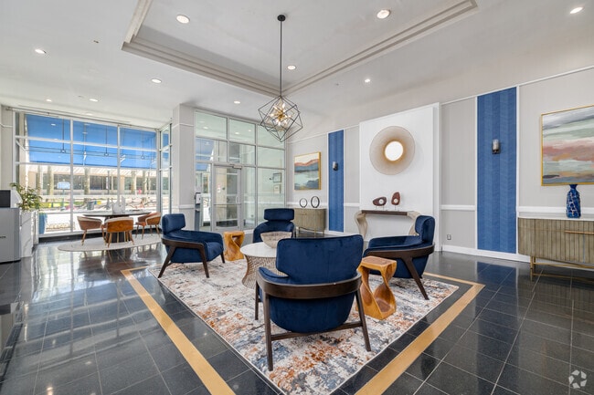 Leasing Lobby - Arts Center Tower Apartments