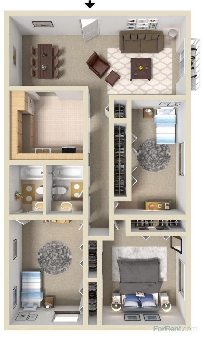 Foto del interior - Barrel Oaks Apartments