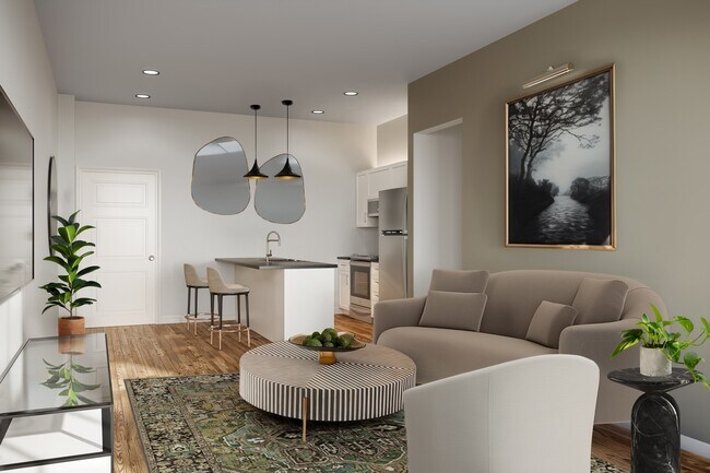 Renderizado de 2 habitaciones en nogal - 19 on The Park