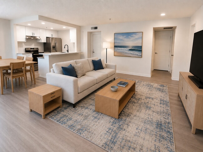 Floor Plan A Living and dining room - Veteran Plaza