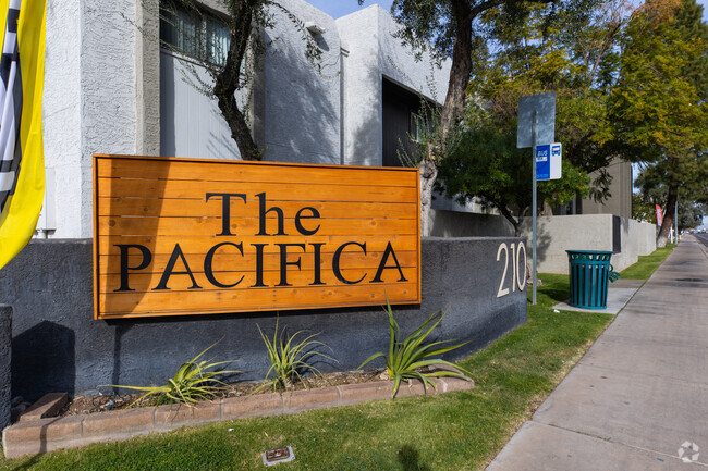 Monument Signage - The Pacifica - 1 & 2 bedrooms units - wash...