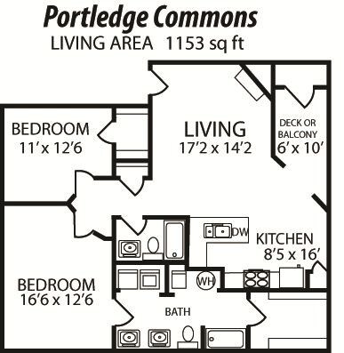 Foto del edificio - 2 br, 2 bath Apartment - Portledge Commons