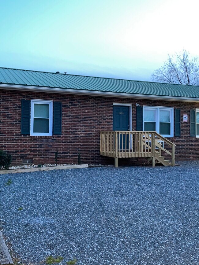 Front entrance new deck, windows and landscaping - 2479 Annas Dr