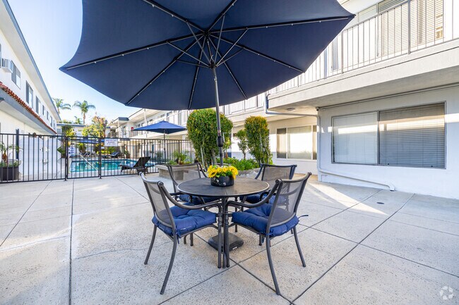 Patio - Carson Oakwood Apartments
