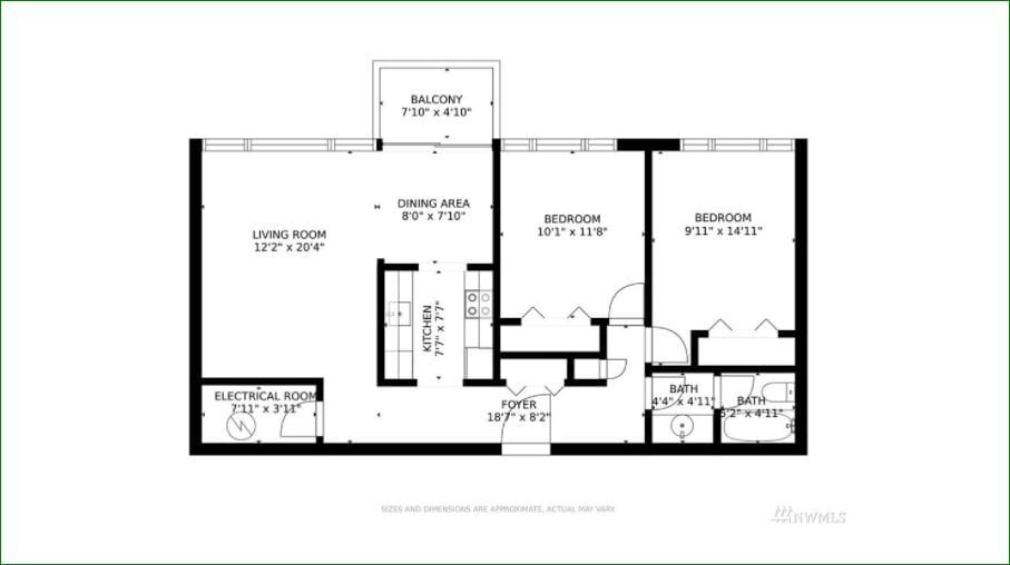 Floor plan - 19414 Aurora Ave N