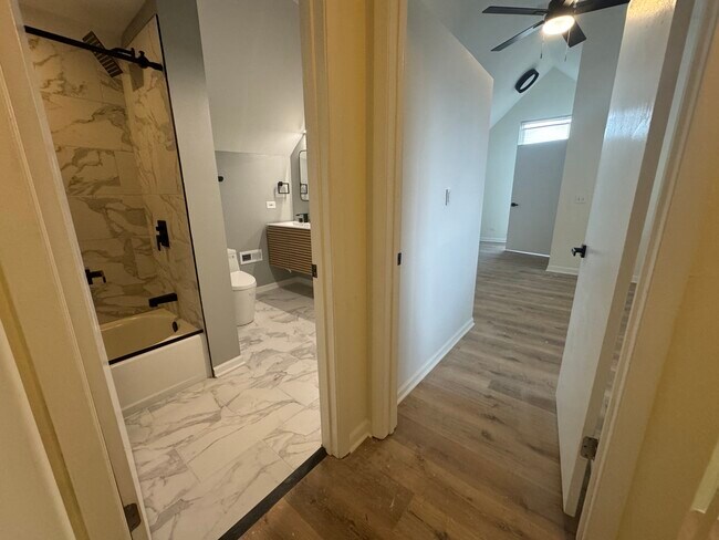 Full bath on second floor - 2430 N Southport Ave