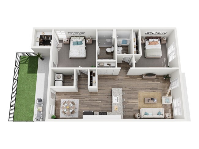 Plano de planta - River Ford