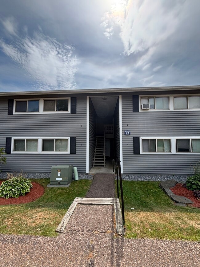 Building 92. Stairs to #8 and W/D - 92 Quarry Hill Rd